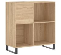 Armoire à disques chêne sonoma 84,5x38x89 cm bois d'ingénierie