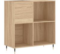 Armoire à disques chêne sonoma 84,5x38x89 cm bois d'ingénierie