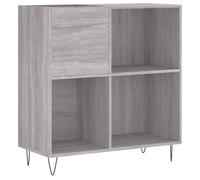 Armoire à disques sonoma gris 84,5x38x89 cm bois d'ingénierie
