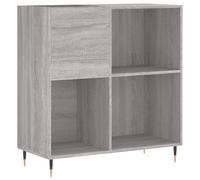 Armoire à disques sonoma gris 84,5x38x89 cm bois d'ingénierie