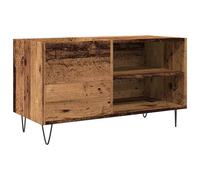 Armoire à disques vieux bois 84,5x38x48 cm bois d'ingénierie
