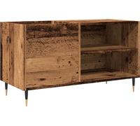 Armoire à disques vieux bois 84,5x38x48 cm bois d'ingénierie