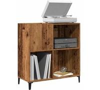 Armoire à disques vieux bois 84,5x38x89 cm bois d ingénierie Marron G