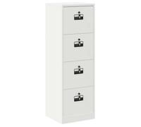 Armoire à dossiers industrielle - vidaXL - Anthracite - 45,5x42x106,5 cm - 3 tiroirs - 3 serrures à came