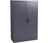 Armoire à dossiers MENDLER HWC-H17 verrouillables métal 140x90x40cm gris foncé Gris G