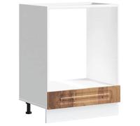 Armoire à four Kalmar - vidaXL - bois d'ingénierie - pieds réglables - sans plan de travail - 60 x 46 x 81,5 cm nia90b70