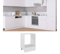 Armoire à four moderne - VIDAXL - 60x46x81,5 cm - Blanc - Bois d'ingénierie - Lyon - Porte(s) et tiroir(s)