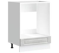 vidaXL Armoire à four Porto gris béton bois d'ingénierie 854001