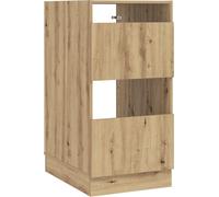 Armoire à Laver avec stockage Chêne artisanal 50 x 68 x 102 cm