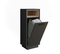Armoire à linge Vicco Beatrice Anthracite/Sonoma 38x93cm avec poche intérieure amovible, Model 54899
