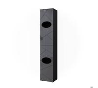 Armoire à linge Irma, 37.2x192cm, Anthracite, Vicco 51827
