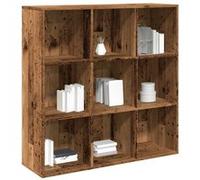 Armoire à livres vieux bois 98x29x97,5 cm Marron G