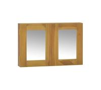 Armoire à miroir 60x10x40 cm Bois de teck solide