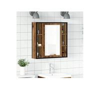 Armoire à miroir de salle de bain vieux bois bois d'ingénierie, armoire de toilette avec miroir, armoire à miroir, 862226