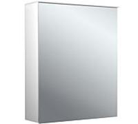 Emco pure 2 armoire à miroir éclairée en saillie design 979705401 600x711mm, LED, avec voile lumineux, aluminium