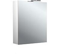 Emco pure 2 style armoire à miroir éclairée en saillie 979705301 600x721mm, avec éclairage supérieur à LED, porte 2000 , aluminium