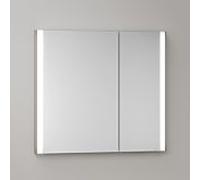 Keuco Keuco Armoire miroir 2 portes Somaris 80x71x11,5cm, décor œuf, BL, asym. Quantité:1