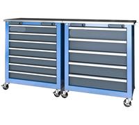 Armoire à outils modulaire - Chariot d'atelier - Chariot à outils - 5 ou 7 tiroirs - Solution de rangement 3 en 1