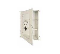 Armoire à Pharmacie Déco Ronan 62cm Blanc Blanc G