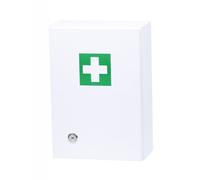 Armoire à pharmacie murale en bois 33x23x12 cm, blanche