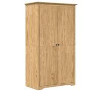 Armoire à portes BODO Miel Bronze 53,5 x 99 x 173 cm Bois | Rectangulaire, à base de bois, résistant aux rayures, facile à nettoyer, pour salon et chambre à coucher, à deux