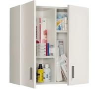 Armoire à suspension - Polyvalente - Blanc - 80x59x27 cm - 2 portes