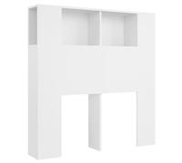 Armoire à tête de lit Blanc 100x18,5x102,5 cm