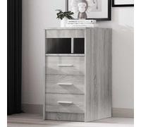 Armoire à Tiroirs Chêne Sonoma Bois d'Ingénierie Commode Rangement vidaXL