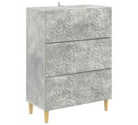 Armoire à tiroirs Gris béton 66 x 34,5 x 90 cm