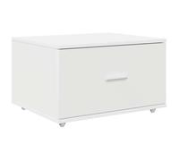 Armoire à tiroirs moderne - vidaXL - Blanc - Bois d'ingénierie - 55x45x31 cm - 1 tiroir - Montage facile