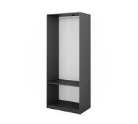 Armoire à vêtements Vicco Elmo Anthracite 80x200cm, Model 50201