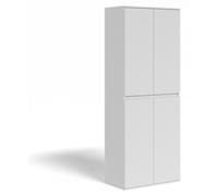 Armoire à vêtements Vicco Claus Blanc 74x191.5cm avec 4 portes, Model 54739