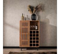 Armoire à vin en bois massif DELIS