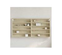 vidaXL Armoire à vitrine Chêne Sonoma 100x8,5x50 cm bois d'ingénierie