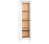 Armoire à Vitrine Décorative Scandinave en Bois d'Ingénierie Buffet Meubles