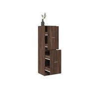 vidaXL Armoire apothicaire chêne Marron 40x41x144,5 cm Bois ingénierie, Coffre d'apothicaire, Meuble d'apothicaire, Coffre à tiroirs d'apothicaire