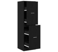 Armoire Apothicaire Moderne en Bois d'Ingénierie 40 x 41 x 144,5 cm Chêne | Meuble rangement compartiments, style contemporain, usage intérieur, entretien chiffon sec, assemblage simple