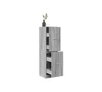 Armoire apothicaire sonoma gris 40x41x144,5cm bois d'ingénierie3309641