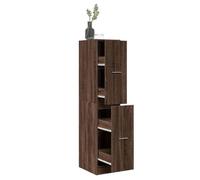 Armoire apothicaire - vidaXL - Chêne marron - Bois d'ingénierie - 30x41x144,5 cm - 4 tiroirs - Capacité totale 60 kg
