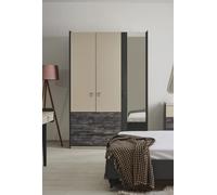 Armoire Armoire polyvalente Gris Matériau Armoires en bois