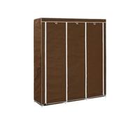 vidaXL Armoire avec compartiments et barres - Marron