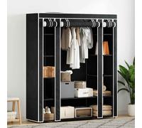 Armoire avec Compartiments et Tiges Marron Chambre Penderie Garde-Robe vidaXL