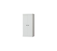 Armoire basse 2 portes pin blanc CONNECT