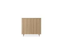 Armoire basse en chêne clair Rib