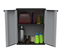 Terry - Jline 68 , Armoire à 2 portes, 1 Étagère Intérieure, pour Intérieur et Extérieur Couvert, 68x37,5x85 cm