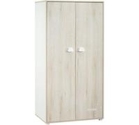 Armoire Bébé Smile Hêtre, 2 Portes, 168x85x57cm, Beige, Bois, Fabrication Française