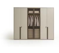 Armoire beige Armoire design Haute qualité Chambre à coucher Mobilier de luxe Bois