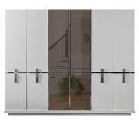 Armoire blanche design, armoire de luxe, mobilier de chambre à coucher moderne, haute qualité