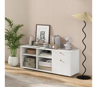 Armoire blanche - Meuble de rangement - Armoires - Commode - Meuble à tiroirs - Dimensions : plus de 108 x 39 cm