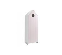 Armoire Cabane de Plage Rose 1 Porte - HAVRE -